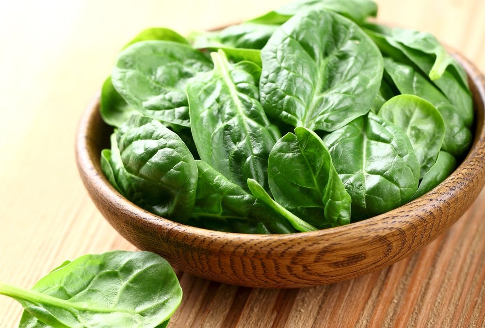 Young spinach benefits