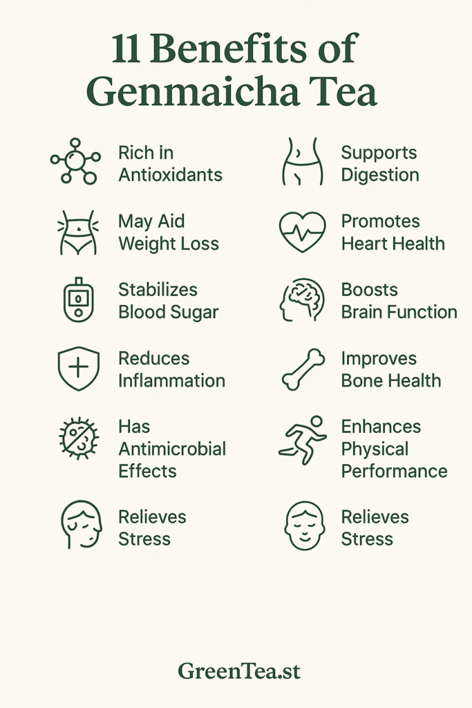 11 Health Benefits of Genmaicha Tea